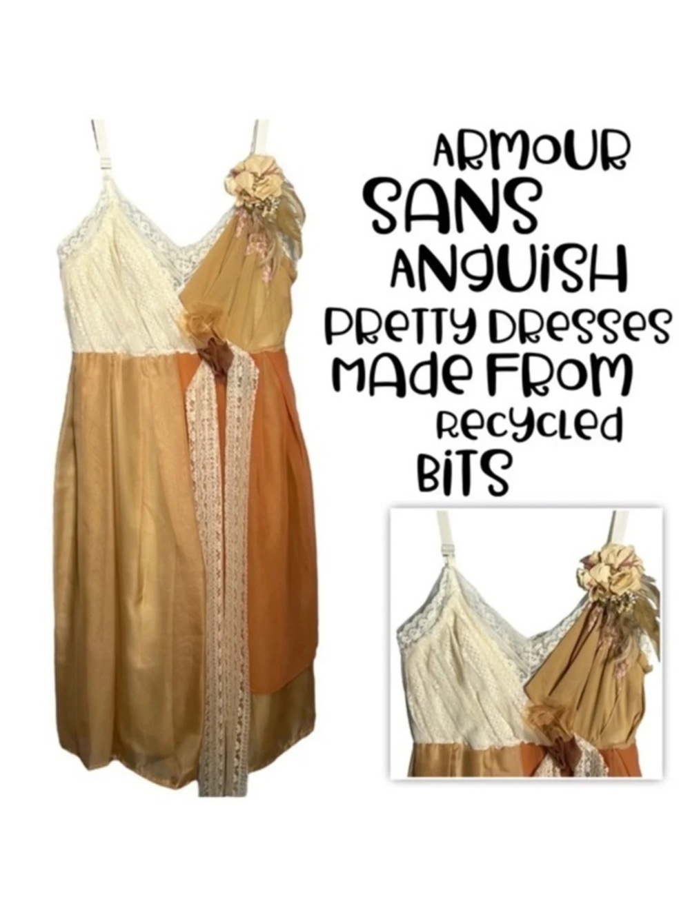 Armour sans Anguish
Pretty Dresses Made From Recycled Bits one of a kind…